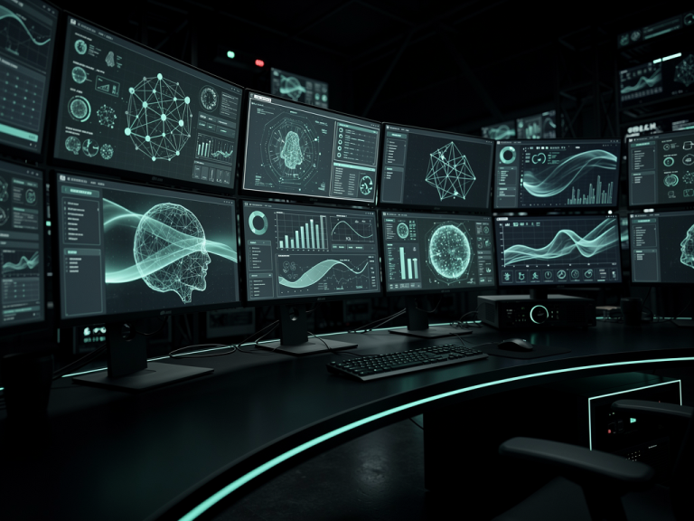 abstract AI illustration related to reclaim ai review — AIscending guide