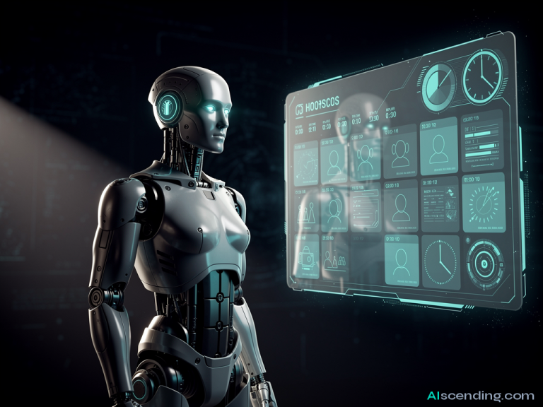 abstract AI illustration related to scheduling software for solo electricians — AIscending guide
