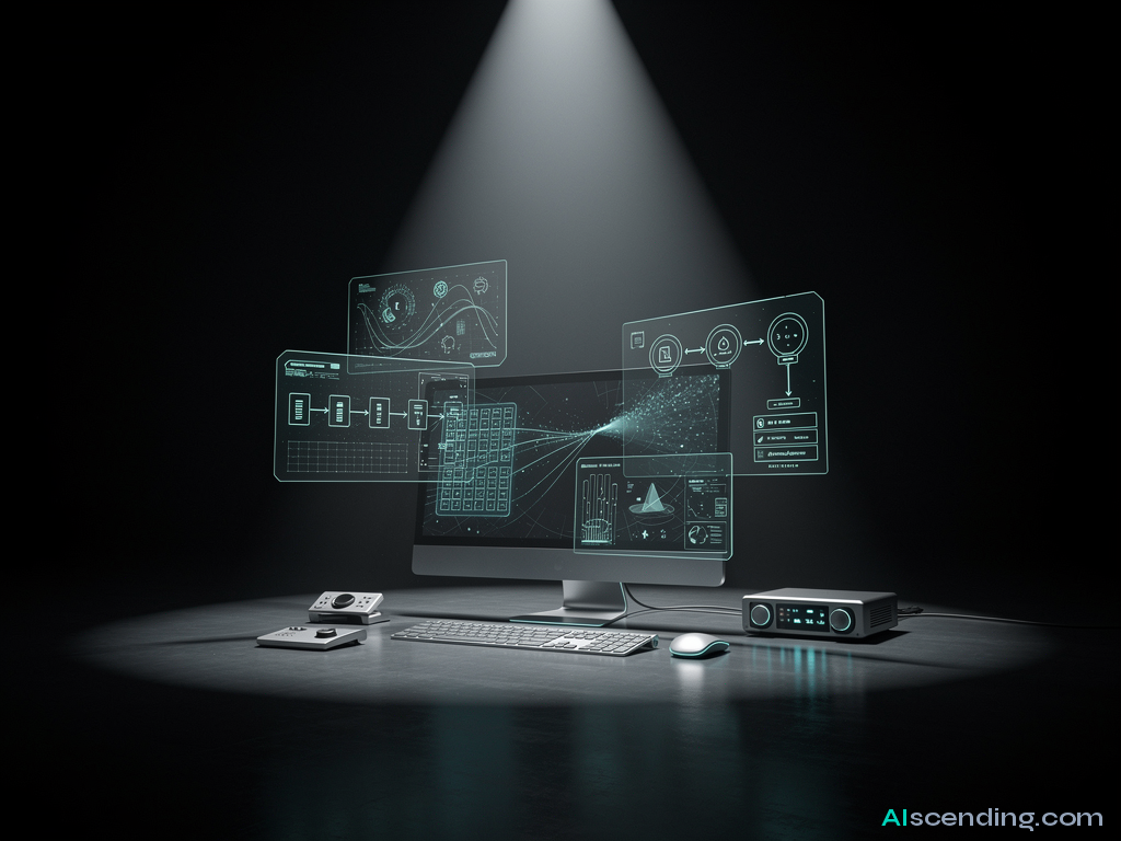 abstract AI illustration related to ai for repetitive tasks — AIscending guide