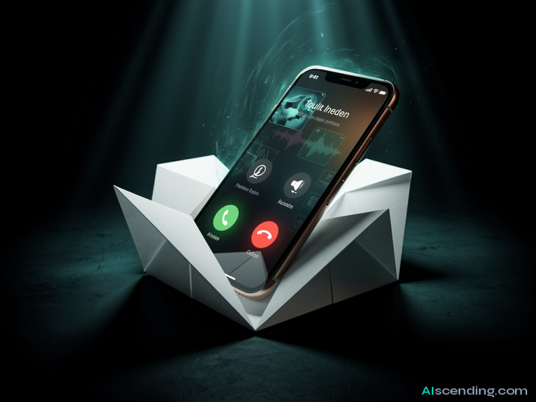 roofer on roof with smartphone AI call routing emergency — AIscending guide