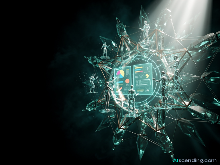 abstract AI illustration related to agentic ai for marketing — AIscending guide