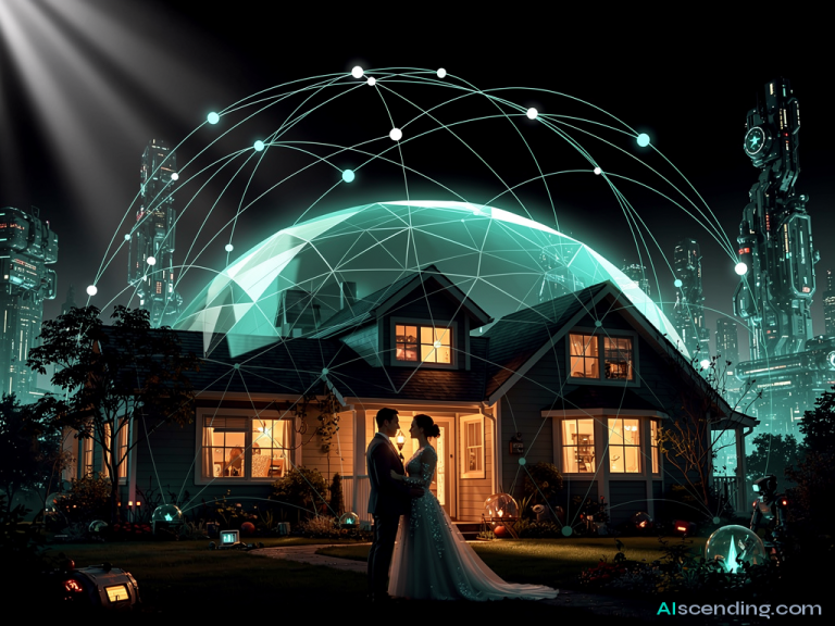 abstract AI illustration related to ai insurance agent — AIscending guide