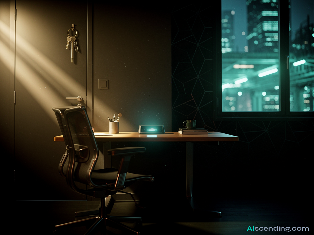 abstract AI illustration related to ai front desk servicetitan integration — AIscending guide