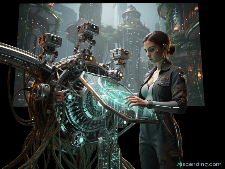 abstract AI illustration related to n8n google sheets integration — AIscending guide